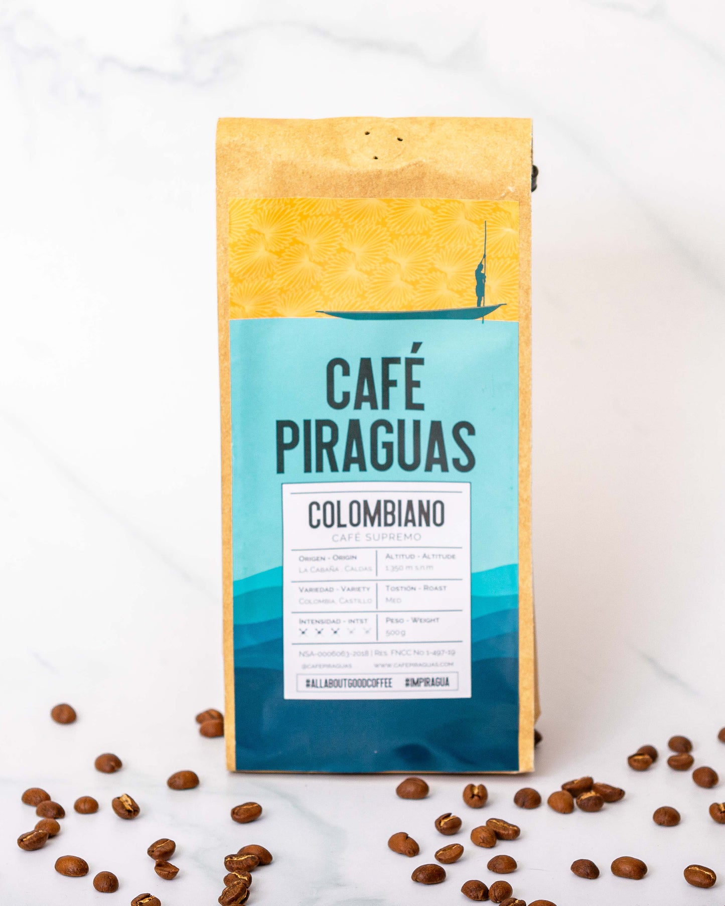 WAVES KIT DE CAFÉ PIRAGUAS 500g
